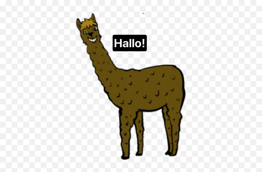 Alpaca Stickers For Whatsapp - Animal Figure Emoji,Alpaca Emoji