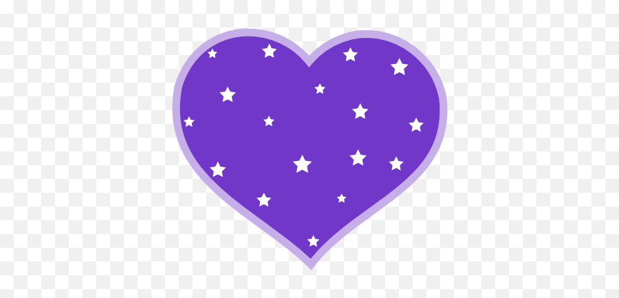 Emoji Purple Heart Henriu0027s Secret Iphone - Violet Png Heart And Star Clip Art,Secret Emoji Iphone