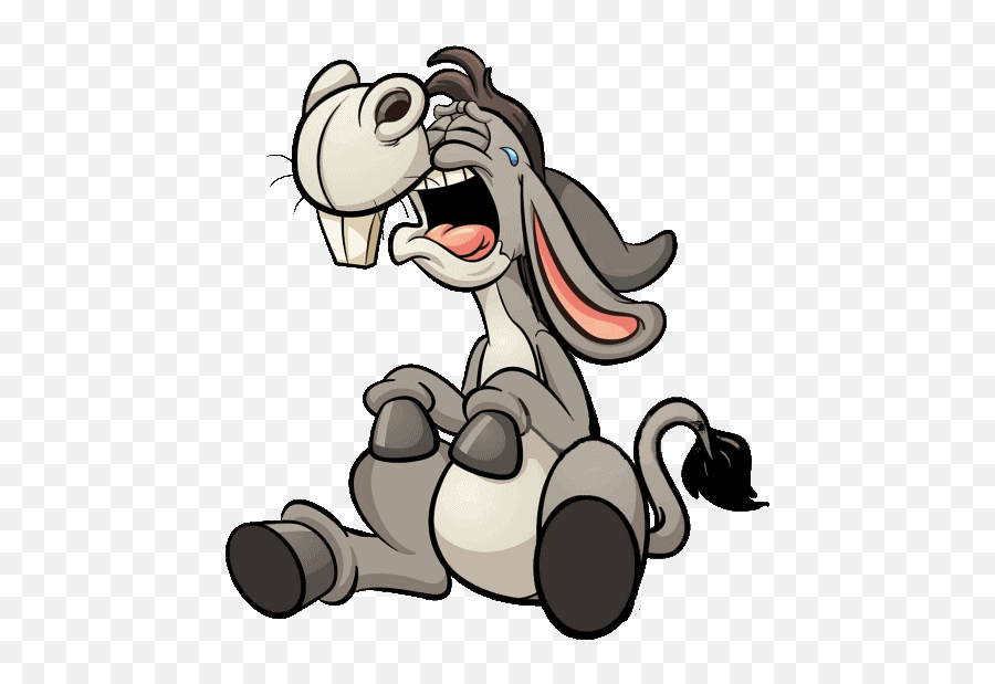 Eselweinend02 Crying Cartoon Horse Cartoon Cartoon Art - Dibujo De Un Burro Triste Emoji,Donkey Emoticons