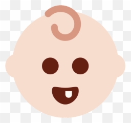 Baby Emoji Clipart - Happy