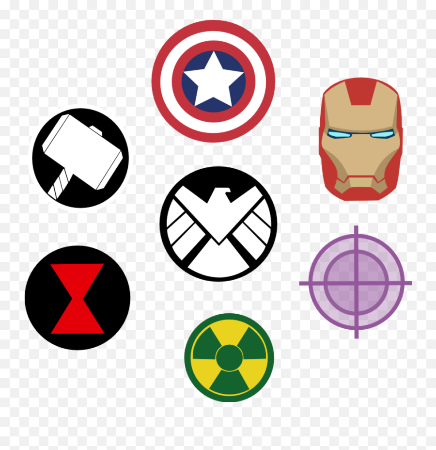 Marvel Avengers Clip Art - Avengers Symbols Emoji,Iron Man Emoji