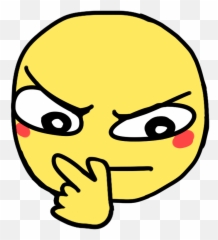 Thinking Emoji - Clip Art