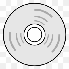 Vector Line Drawing Of Compact Disc - Disk Clip Art Emoji,Envelope Emoji