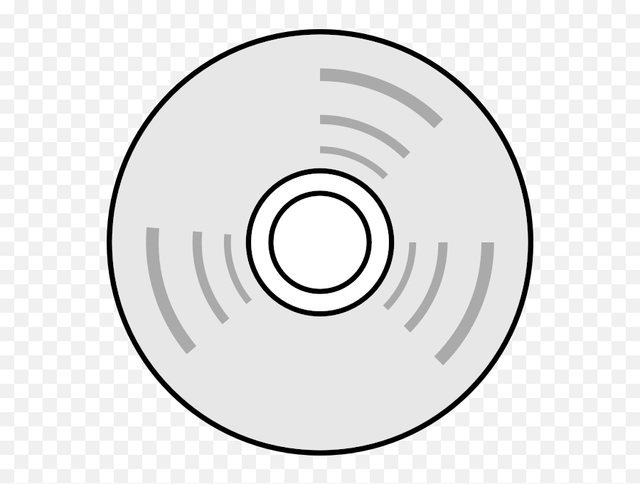 Vector Line Drawing Of Compact Disc - Disk Clip Art Emoji,Envelope Emoji
