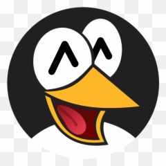 Smiley Face Of A Penguin Vector Illustration - Penguin Face Clipart Emoji,Bird Emoji