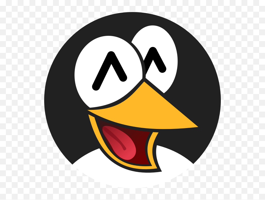 Smiley Face Of A Penguin Vector Illustration - Penguin Face Clipart Emoji,Bird Emoji
