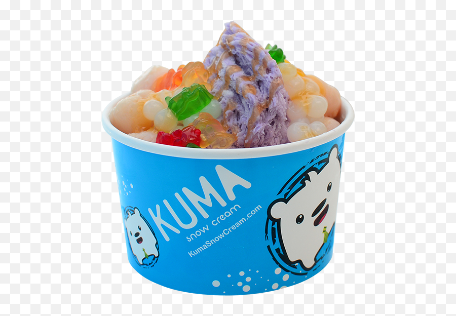 Kuma Snow Cream In Las Vegas - Ice Cream Emoji,Shaved Ice Emoji