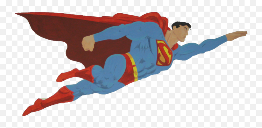 Superman Fly Through Your Screen - Superman Flying Clipart Emoji,Superman Emoji Copy And Paste
