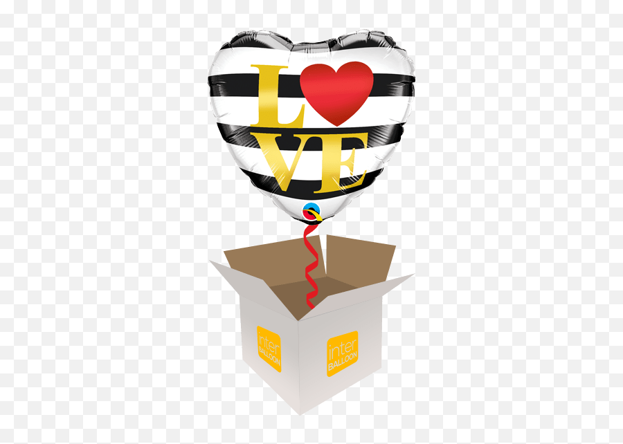 Uk Helium Balloon Delivery In A Box - Balloon Emoji,Emoji Heart Club Beer Night