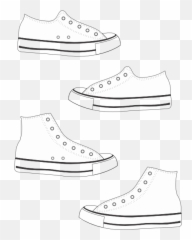 Clipart Shoes Canvas Shoe Clipart - Black And White Tennis Shoe Clipart Emoji,Emoji Canvas Shoes