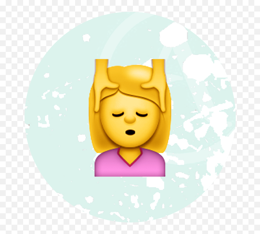 Massages Clipart Head Massage - Clip Art Emoji,Massage Emoji