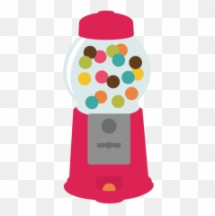 Gum Clipart Vending Machine Gum - Clipart Transparent Gumball Machine Emoji,Gumball Machine Emoji