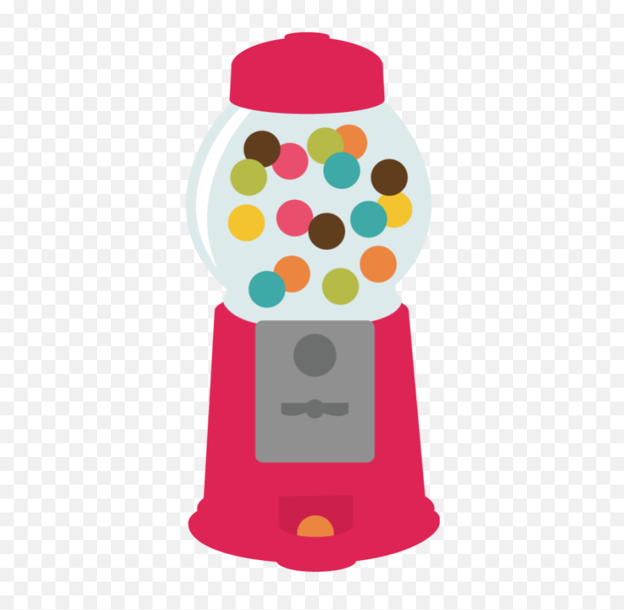 Gum Clipart Vending Machine Gum - Clipart Transparent Gumball Machine Emoji,Gumball Machine Emoji