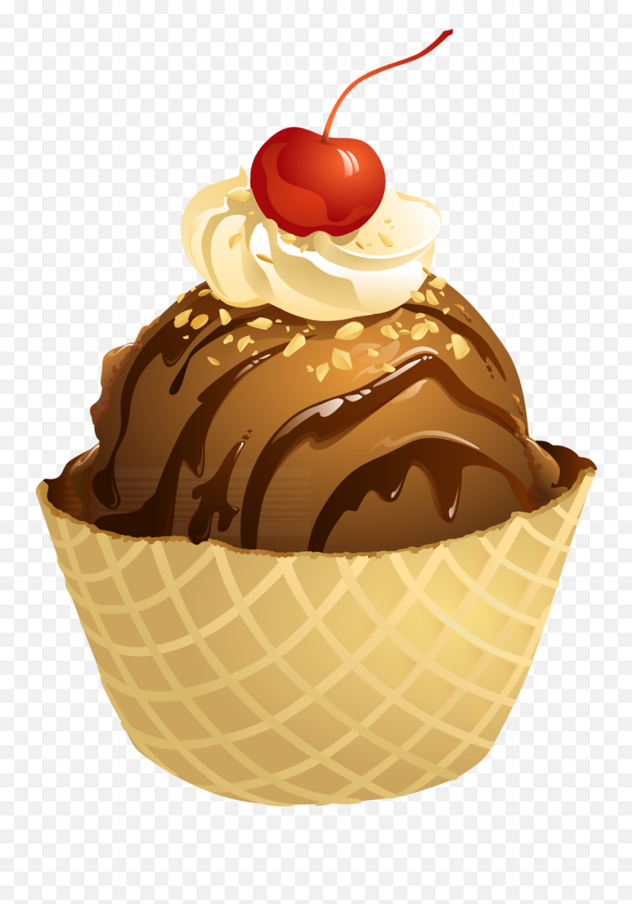 Postres Ilustración Postre - Ice Cream In A Bowl Clipart Emoji,Bizcocho Emoji