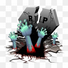 Creepy Hands On Cemetery By Bluedarkat Graphicriver - Zombie Zombie Hnad Png Grave Emoji,Zombie Emoji