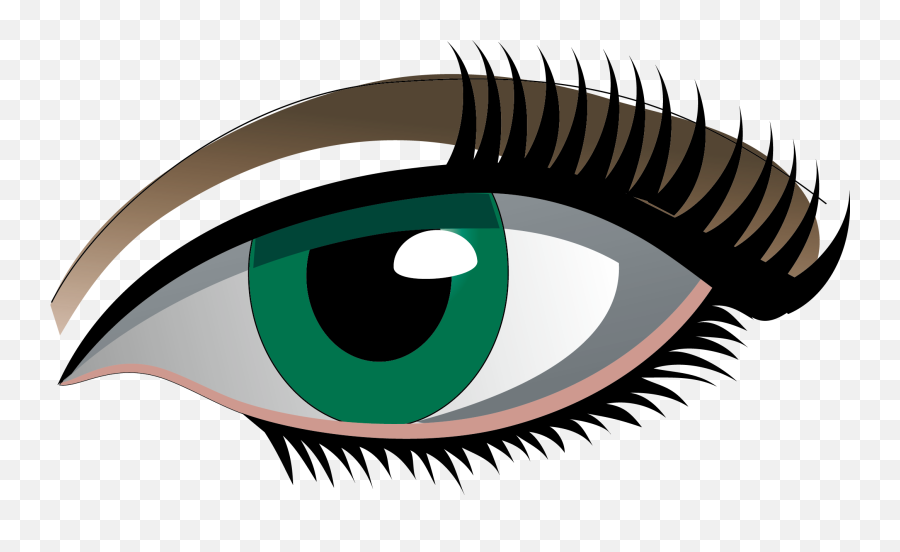 Eyelash Clipart Simple Eye - Eyes Vector Png Emoji,Eyeballs Emoji