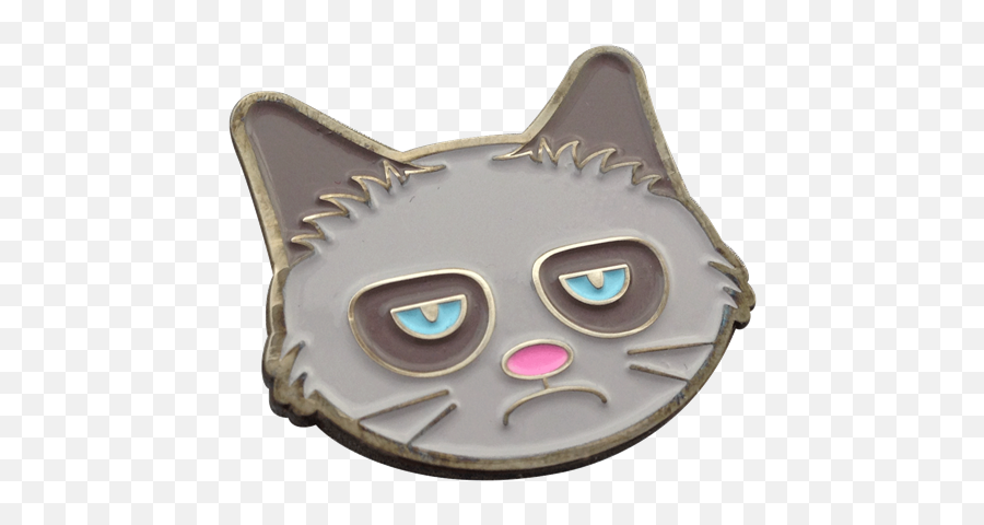 Grumpy Cat Ball Marker Hat Clip - Black Cat Emoji,Grumpy Cat Emoji
