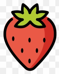 Openmoji - Clip Art Emoji,Strawberry Emoji