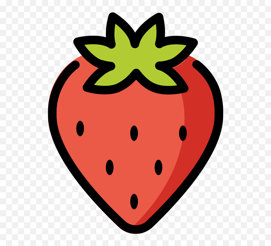 Openmoji - Clip Art Emoji,Strawberry Emoji