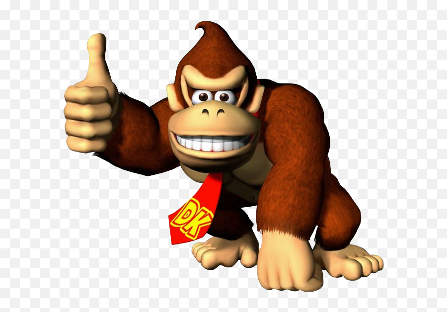 Donkey Kong Character - Donkey Kong Thumbs Up Emoji,Ape Emoji