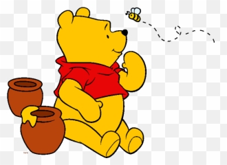 Winnie The Pooh Honey Pot Clipart - Winnie The Pooh And Bee Emoji,Honeypot Emoji