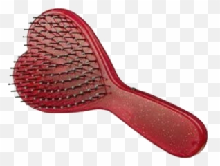 Hairbrush Hair Freetoedit - Red Heart Hair Brush Emoji,Hairbrush Emoji