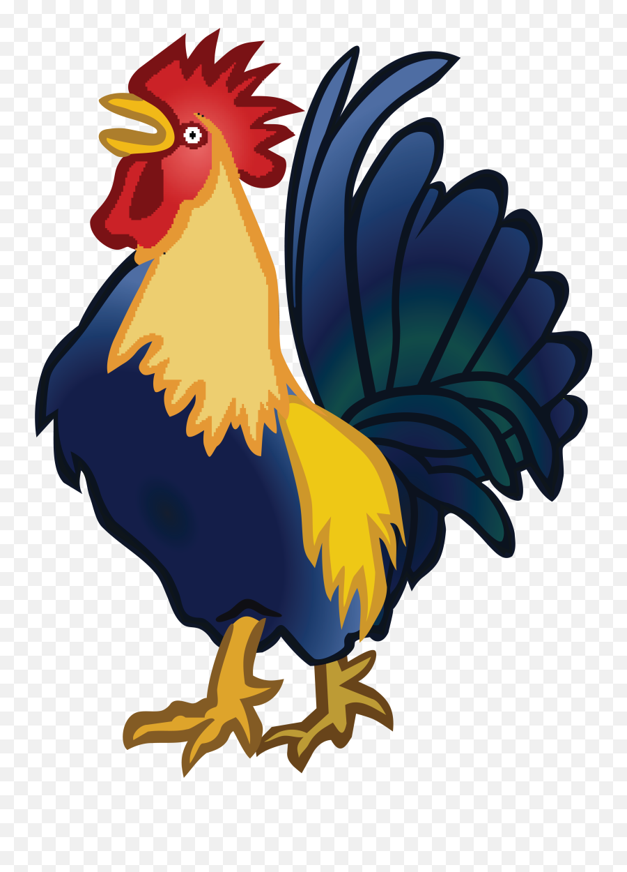 Transparent Clipart Rooster - Rooster Clipart Emoji,Hand Rooster Emoji