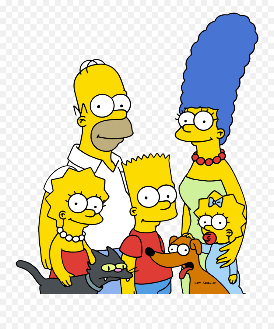Download The Simpson Family Is Intended To Represent The - Simpsons Png Clipart Emoji,Simpson Emoji