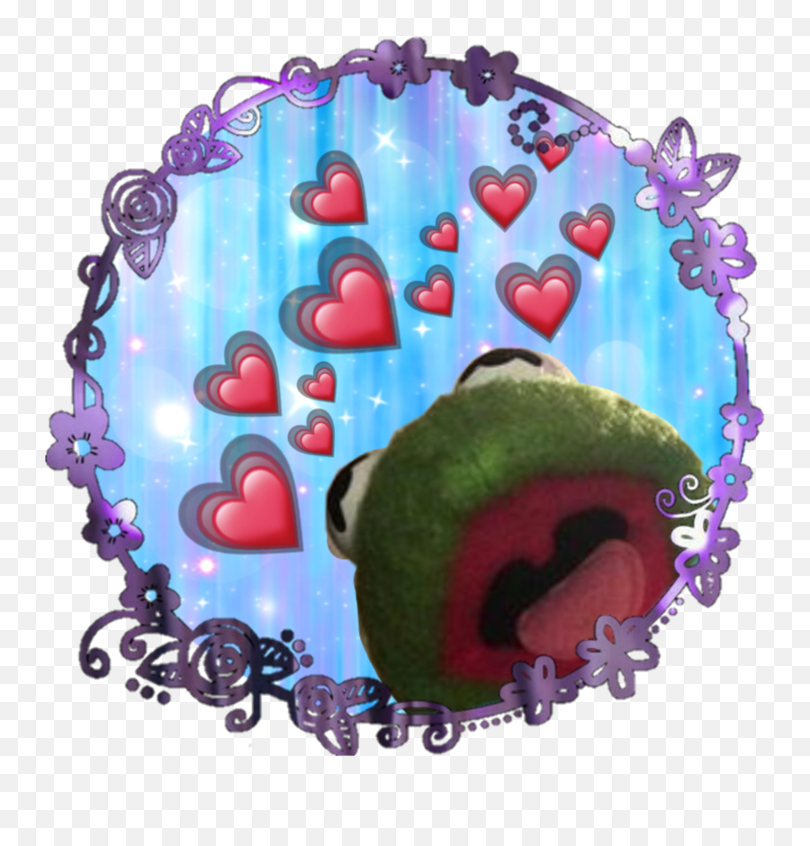 Lovekermit Hearts Heart Aaaa Love Ilo - Illustration Emoji,Kermit Heart Emoji Meme