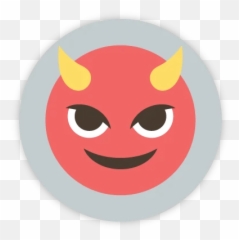 Devil - Smiley Emoji,Red Devil Emoji
