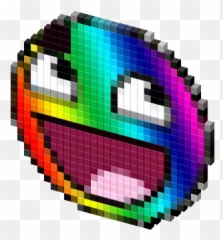 Rainbow EPIC Face Cursor - Smiley Emoji