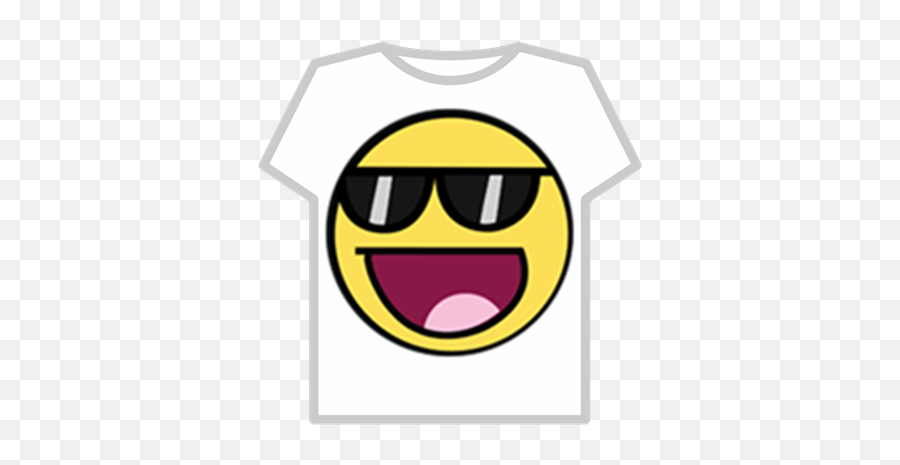 Smiley Emoji - Awesome Face With Sunglasses,How To Use Emojis On Roblox