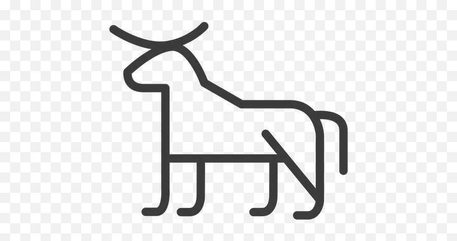 Cow Bull Cattle Horn Isis Stroke - Transparent Png U0026 Svg Bovidae Emoji,Boi Hand Emoji