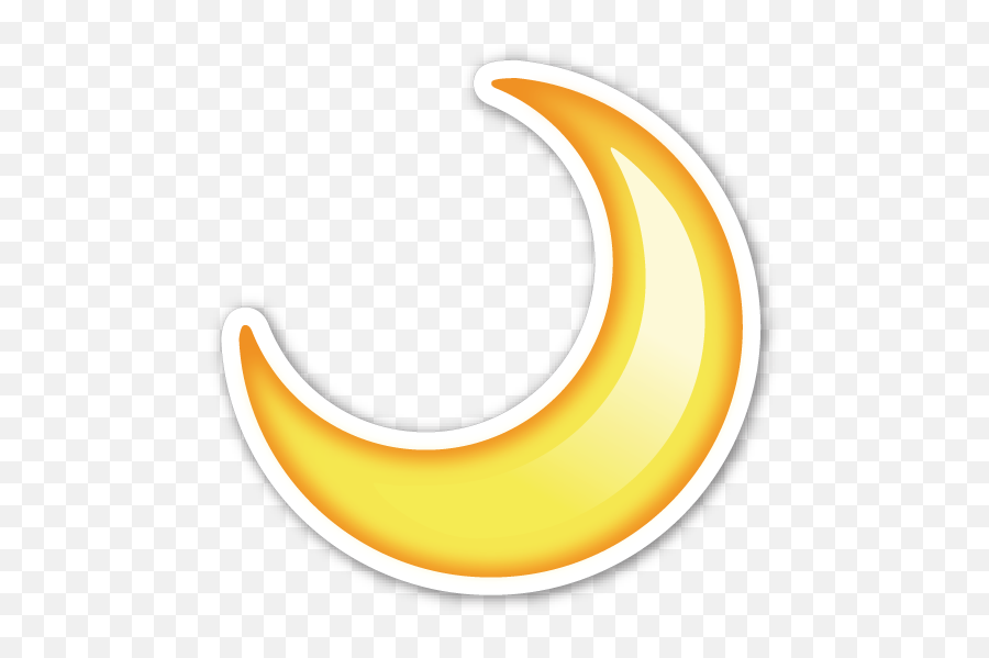 Crescent Moon Em 2020 - Moon Crescent Emoji Png,Gasp Emoji