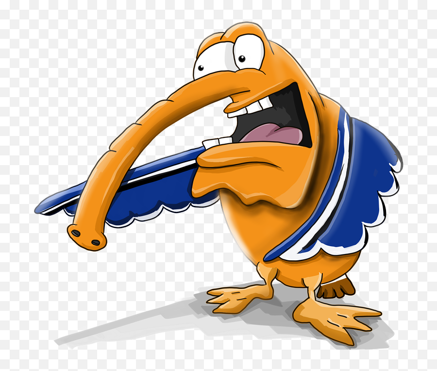 Trunk Duck Character - Cartoon Character With Trunk Emoji,Princess Emoji