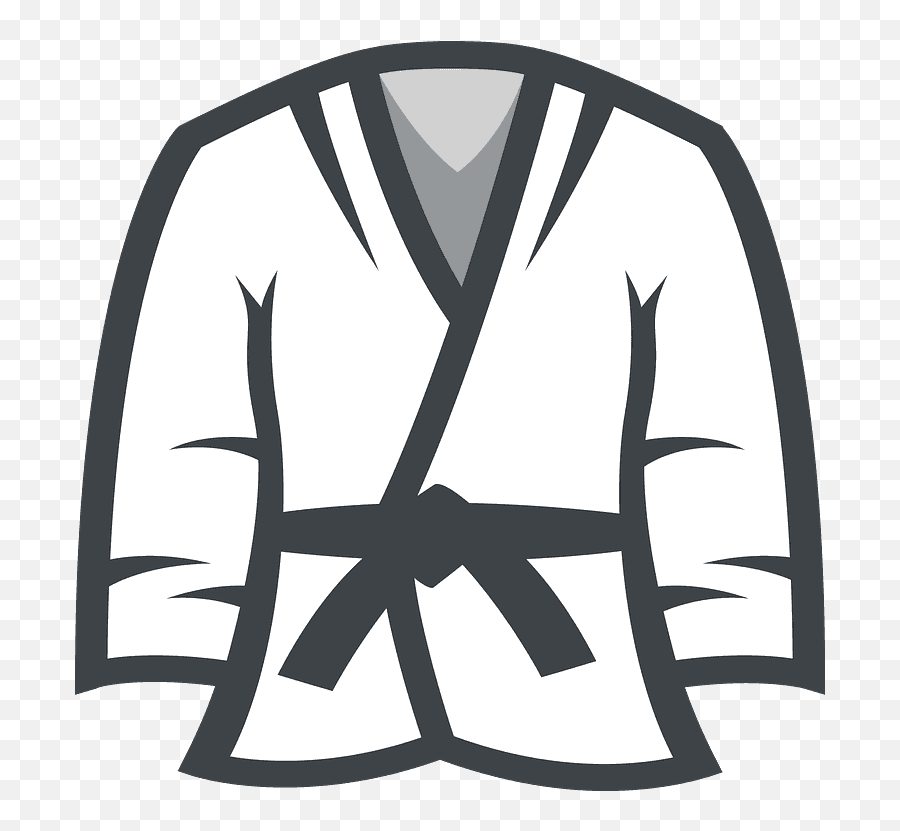Martial Arts Uniform Emoji Clipart - Jiu Jitsu Emoji Png,Martial Arts Emoji