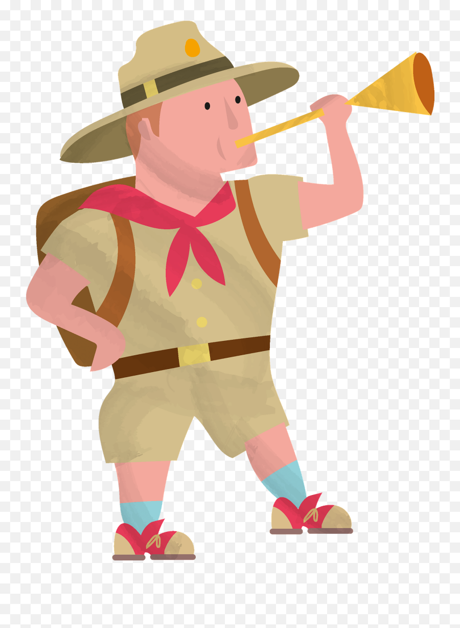 Boy Scout Clipart - Trumpeter Emoji,Boy Scout Emoji