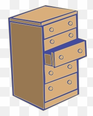 Chest Of Drawers Commode Dresser Furniture Brown - Dresser Drawer Clipart Emoji,Treasure Chest Emoji