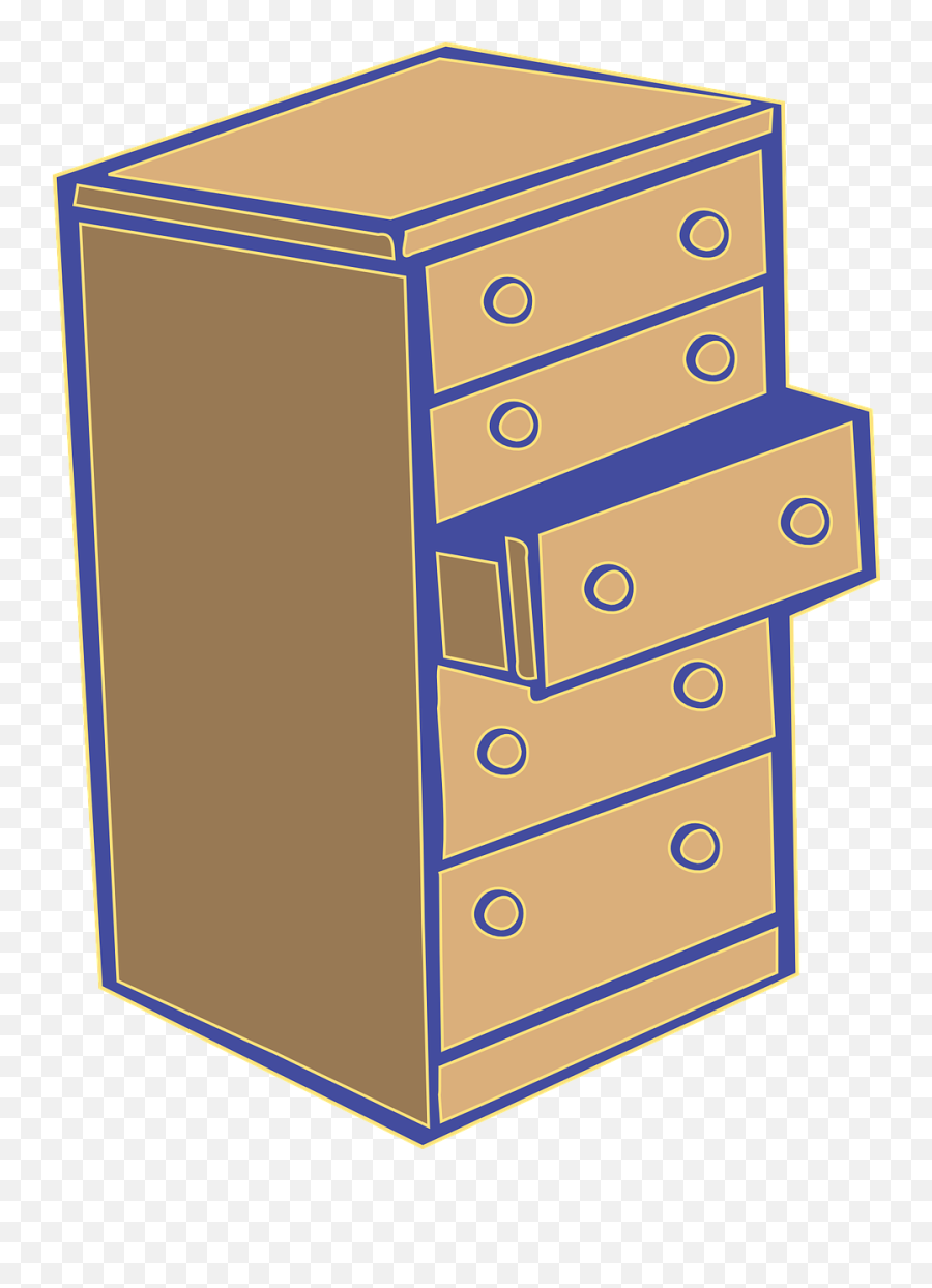 Chest Of Drawers Commode Dresser Furniture Brown - Dresser Drawer Clipart Emoji,Treasure Chest Emoji