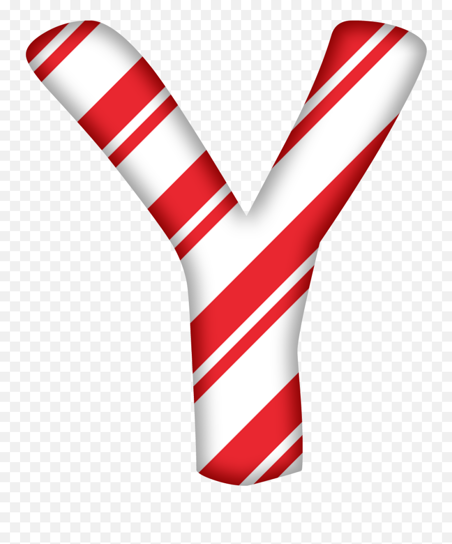 Letters Clipart Candy Cane Letters Candy Cane Transparent - Candy Cane Design Letters Emoji,Candycane Emoji