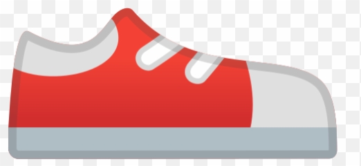 Running Shoe Free Icon Of Noto Emoji - Shoe Red Icon Png,Emoji Shoes Vans