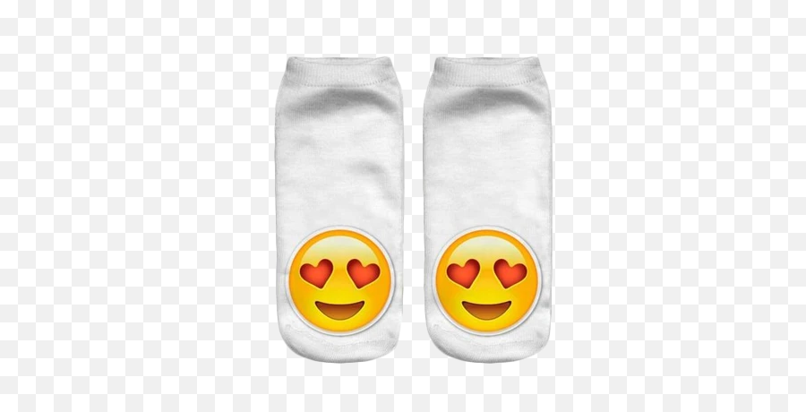 3d Emoji Printed Socks - Sock,Eyes Emoji