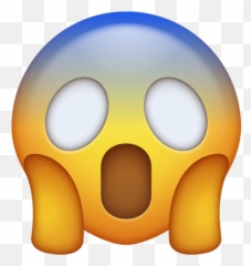 Omg Emoji Png Transparent Background - Surprised