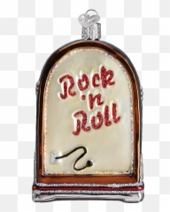 Christmas Jivin Jukebox Glass Ornament - Locket Emoji,Vase Bomb Emoji