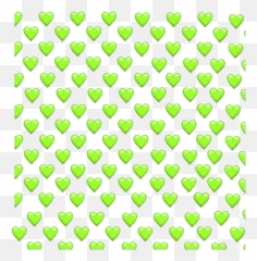 Heart Hearts Greenheart Greenhearts - Emojis Iphone Orange