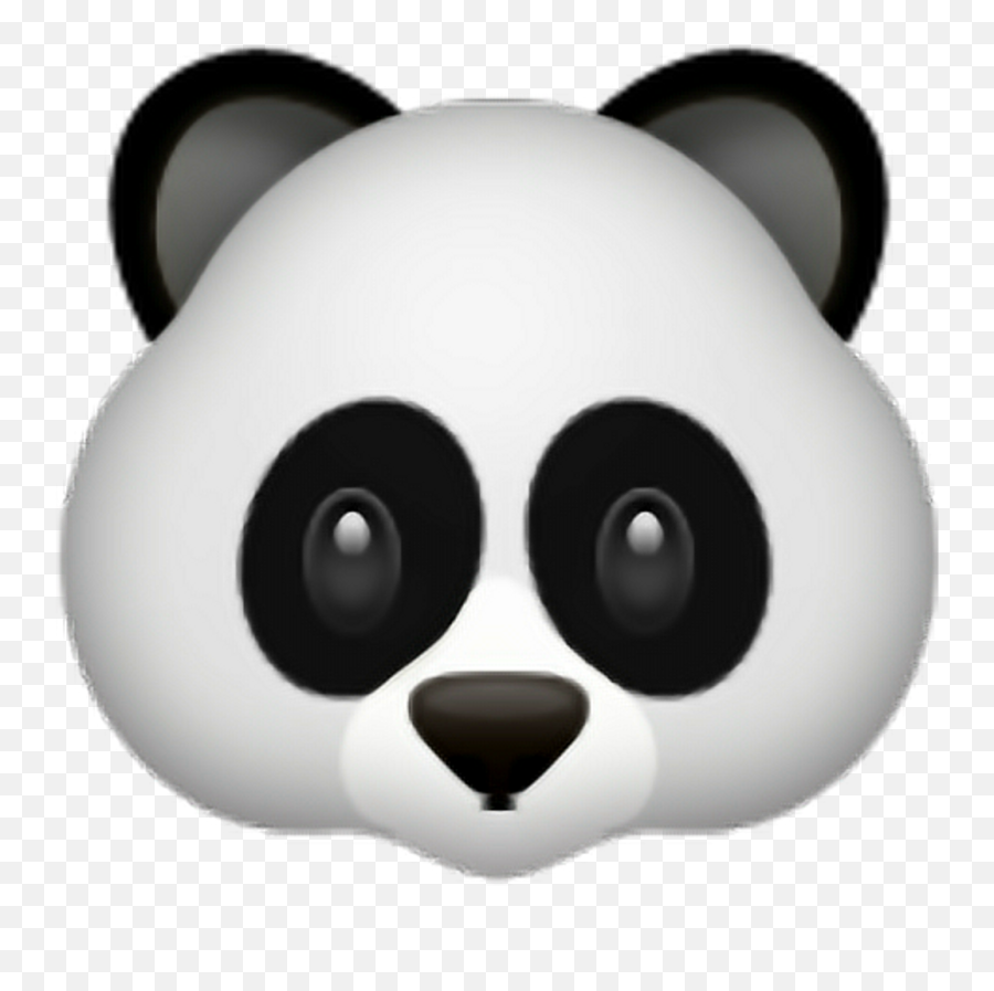 Apple Emoji Panda Transparent Png Image - Emoji Panda Png,Apple Moon Emoji