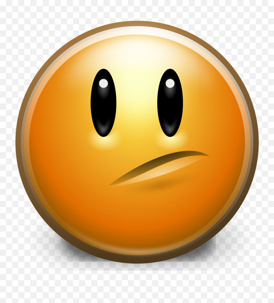 Confused Emoji - Emoticon,Unhappy Emoji