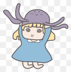 Jellyfish Clipart Happy Jellyfish - Cartoon Emoji,Jellyfish Emoticon