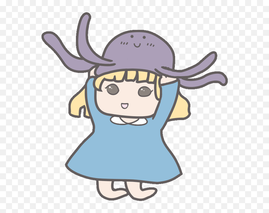 Jellyfish Clipart Happy Jellyfish - Cartoon Emoji,Jellyfish Emoticon