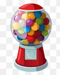 Gumball Machine 100 Day Transparent - Transparent Gumball Machine Png Emoji,Gumball Machine Emoji